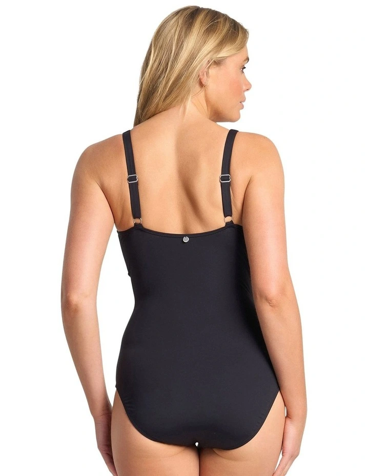 Basix DD/E Underwire Tri One Piece in Black image 2
