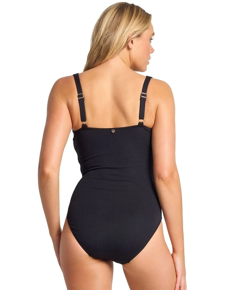 Pisces DD E Square Neck One Piece in Black image 2