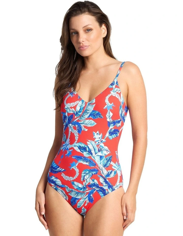 Hula Ballerina One Piece in Multi image 1