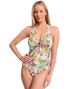 White Lotus DD/E Double Ring One Piece