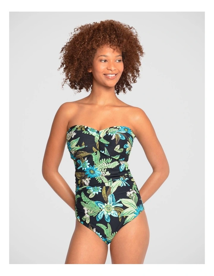 Apricot DDD Ruched Wrap Bandeau image 1