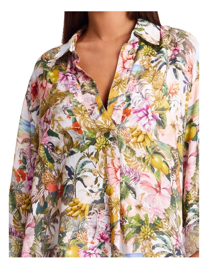 White Lotus Painters Shirt image 5