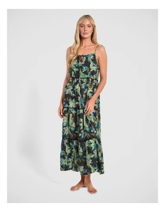 Apricot Tie Lace String Midi