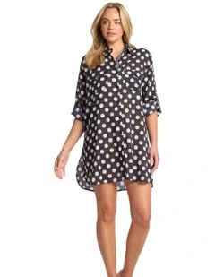 Seoul Button Through Shirt in Black
