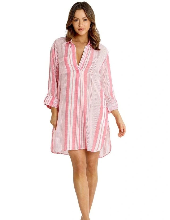 Wilder Painters Shirt in Pink image 1