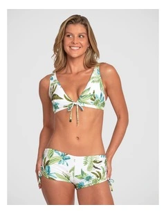 Apricot Tie Front Bikini Top