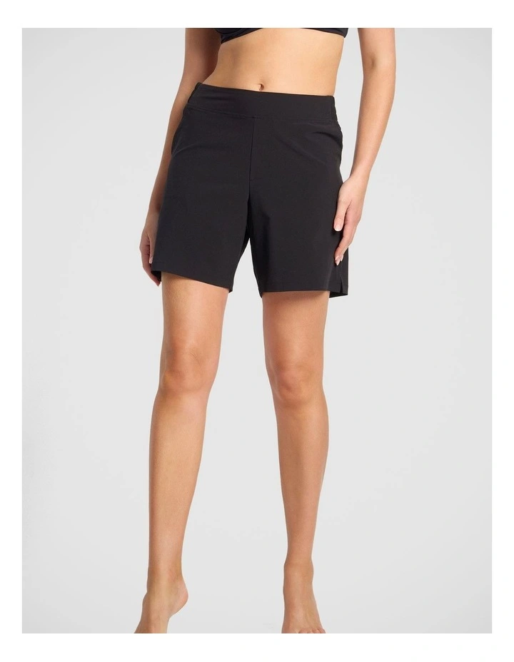 Hybrid Flex Short in Black image 3