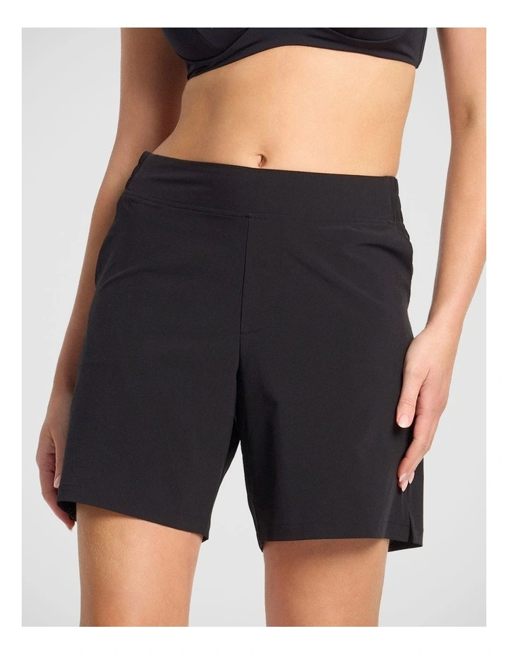 Hybrid Flex Short in Black image 5