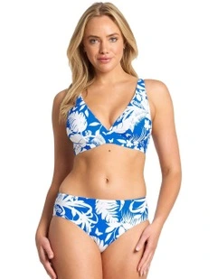 Neverland Mid Rise Pant in Blue