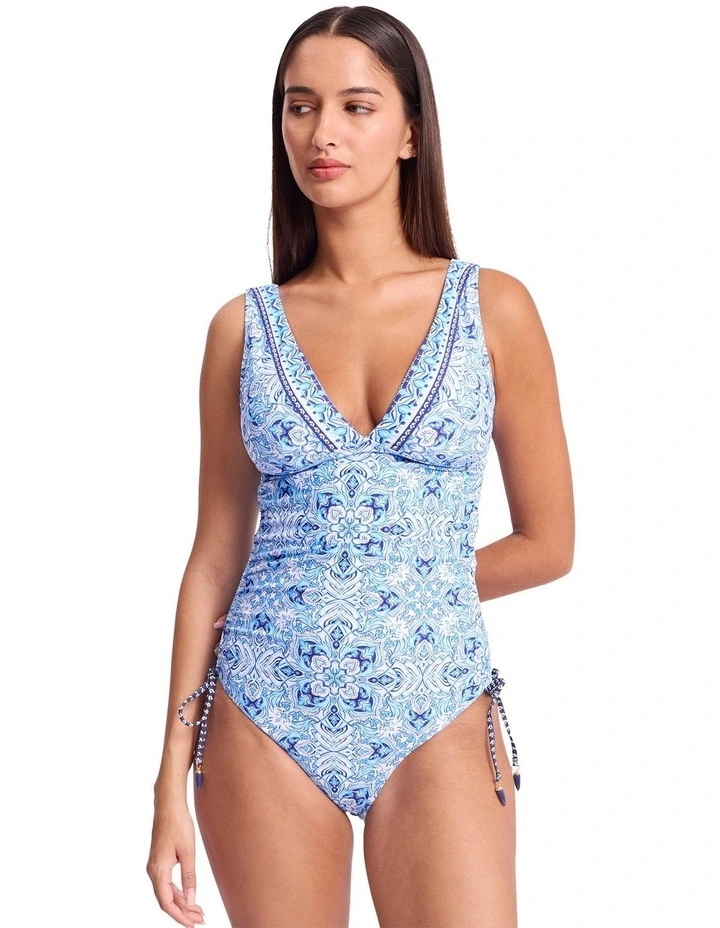 Cowboy Vee Tie Side One Piece image 1