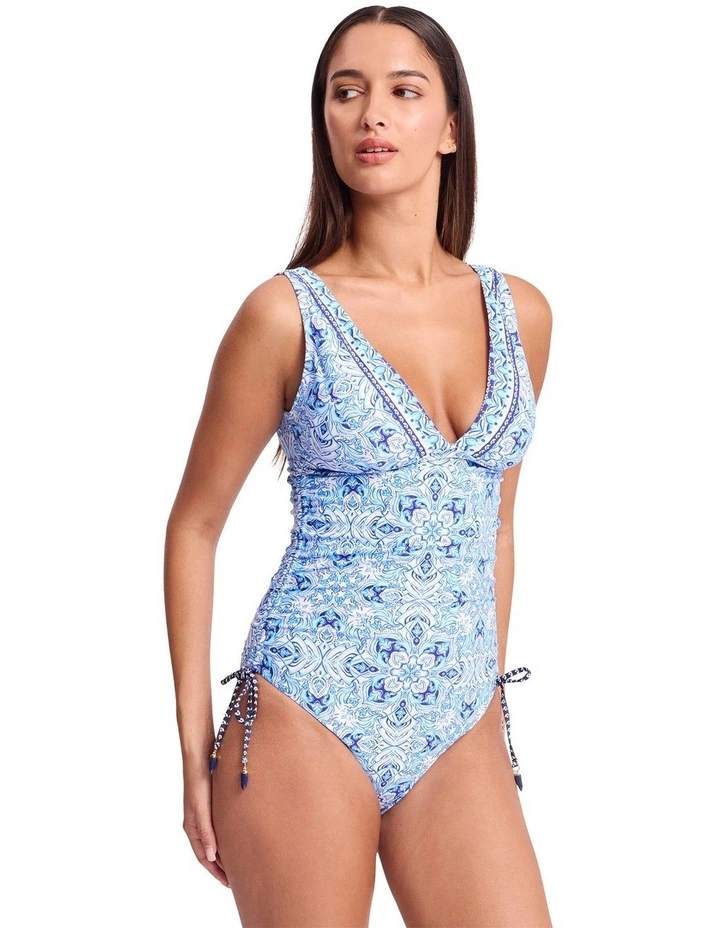 Cowboy Vee Tie Side One Piece image 2