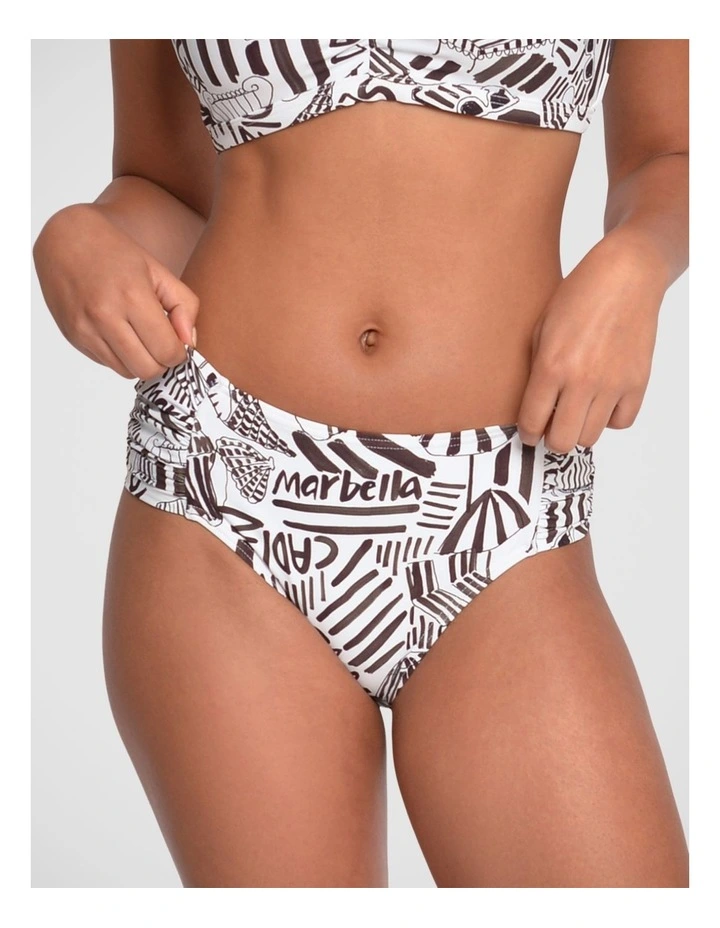 Costa Sol Gathered Mid Rise Pant image 4