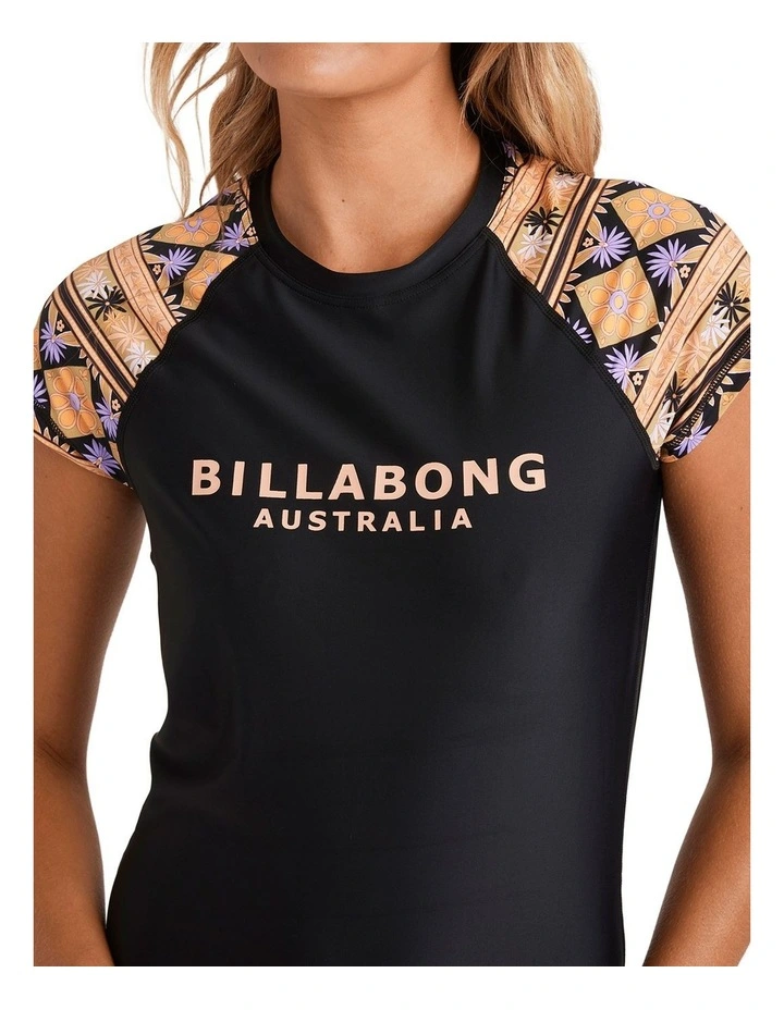Just For You Wahine Short Sleeve Shirt in Black image 4