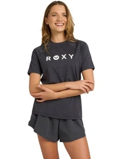 Essential Short Sleeve Lycra in Black