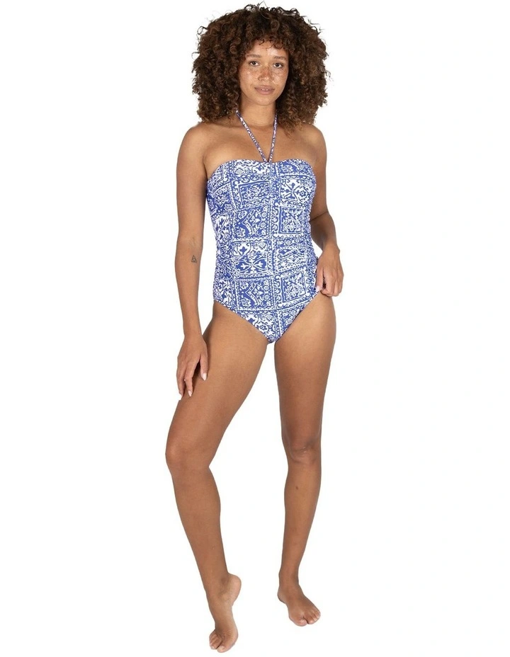 Havana Bandeau One Piece in Denim image 4