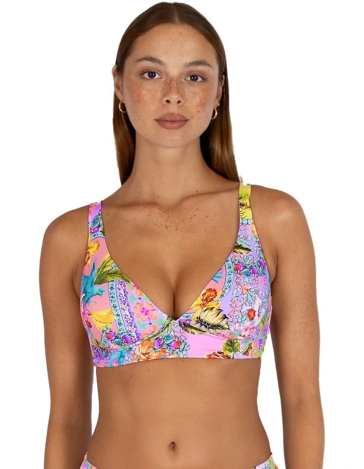 Sardinia C/D Longline Bra in Blush image 1