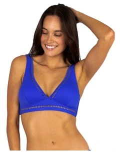 Rococco D/DD Cup Longline Bikini Bra Top in Electric
