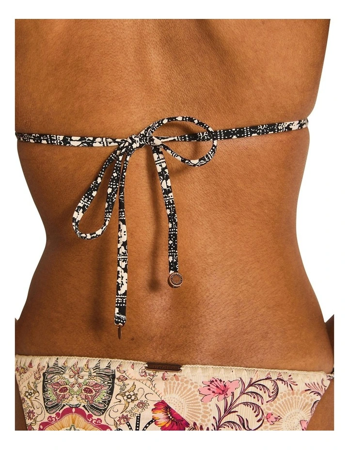 Murasaki Tara Triangle Bikini Top in Patch image 4