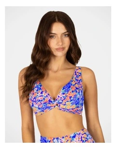 Biarritz D Cup Twist Bikini Bra Top in Sapphire