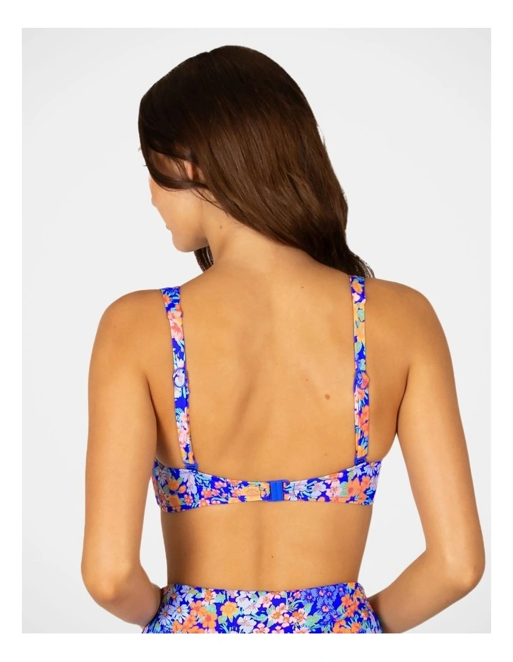Biarritz D Cup Twist Bikini Bra Top in Sapphire image 2