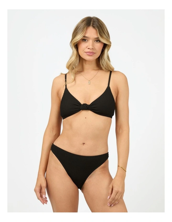 Phoenix Knot Bralette in Black image 1