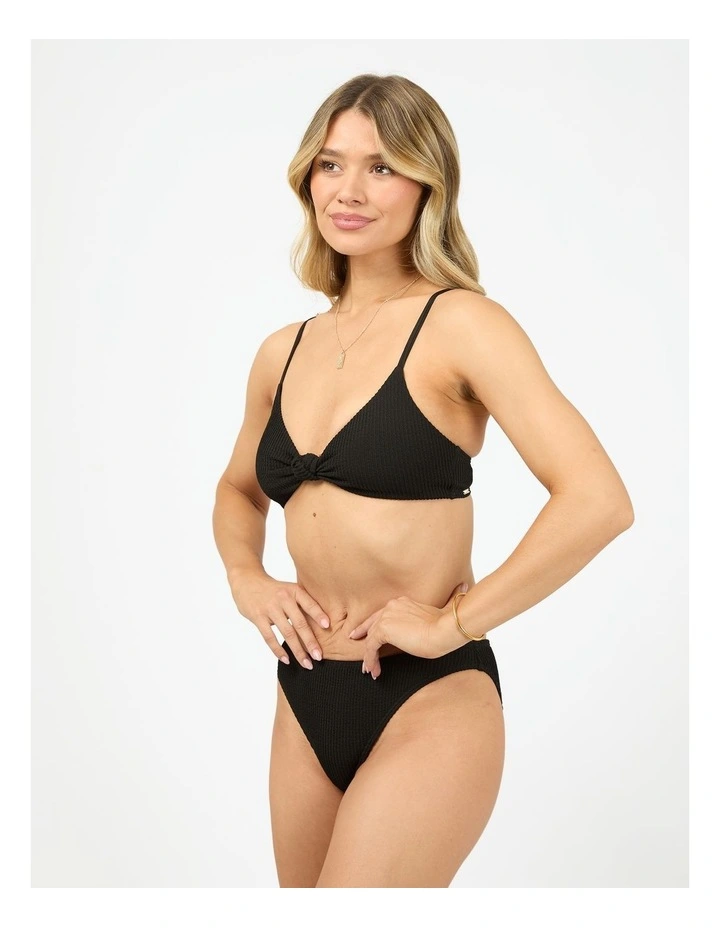 Phoenix Knot Bralette in Black image 3