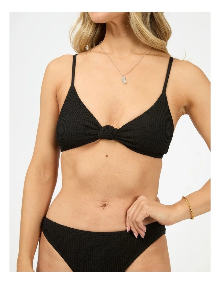 Phoenix Knot Bralette in Black image 4