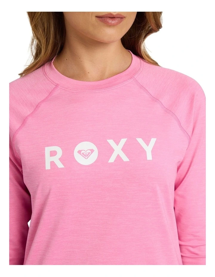 Essentials Lycra Long Sleeve Rash Vest in Pink Cosmos image 4