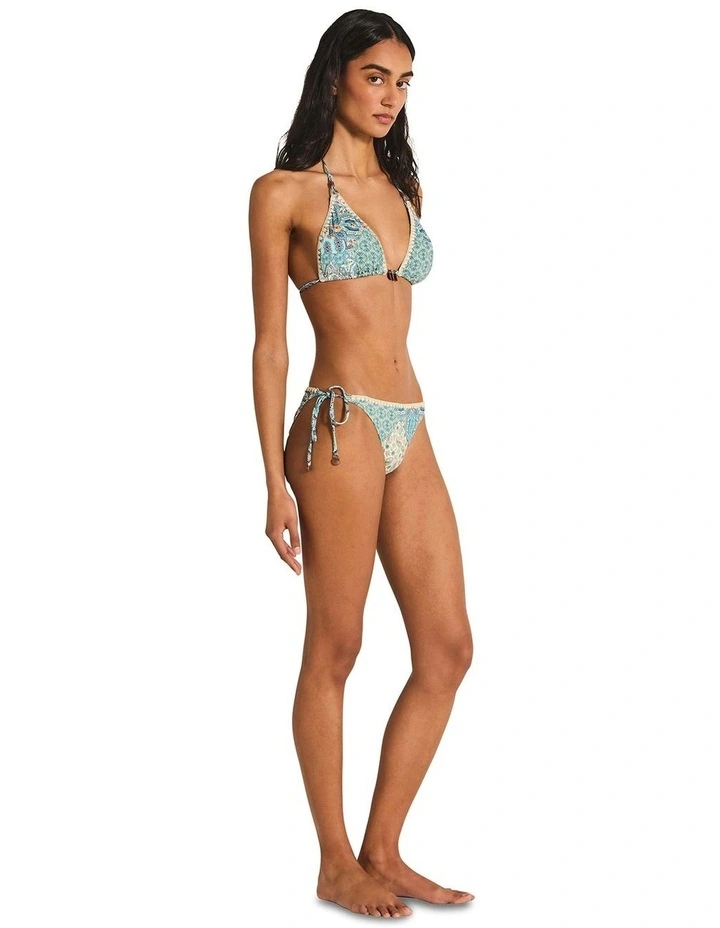 Whitney Tara Triangle Bikini Top in Blue image 3