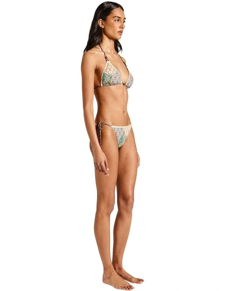Charli Tara Triangle Bikini Top in Green image 3