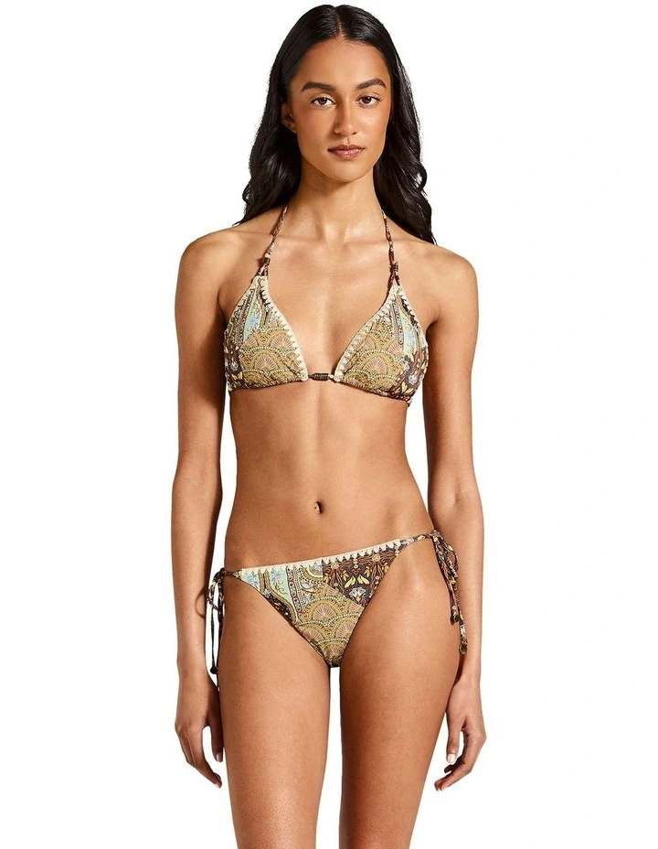 Marin Tara Triangle Bikini Top in Green image 1
