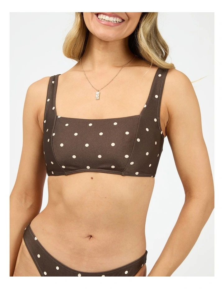 Emelia Full Support Bralette D-DD in Brown image 3