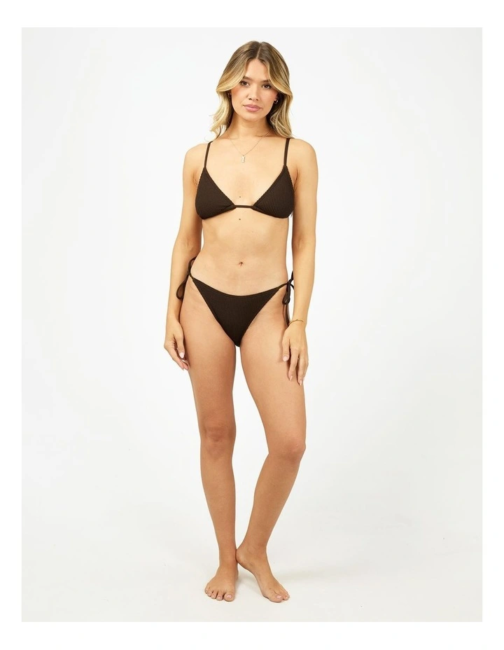 Phoenix Rib Adjustable Triangle Top in Brown image 6