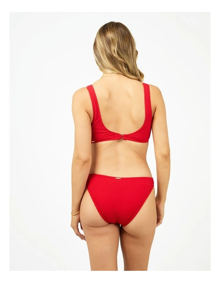 Phoenix Full Support Bralette in Red image 2