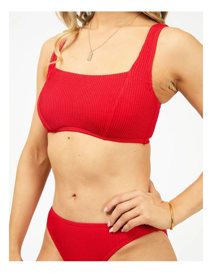 Phoenix Full Support Bralette in Red image 4