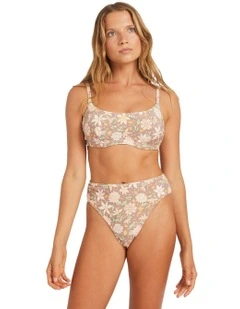 Garland D Cup Bralette Bikini Top in Brown