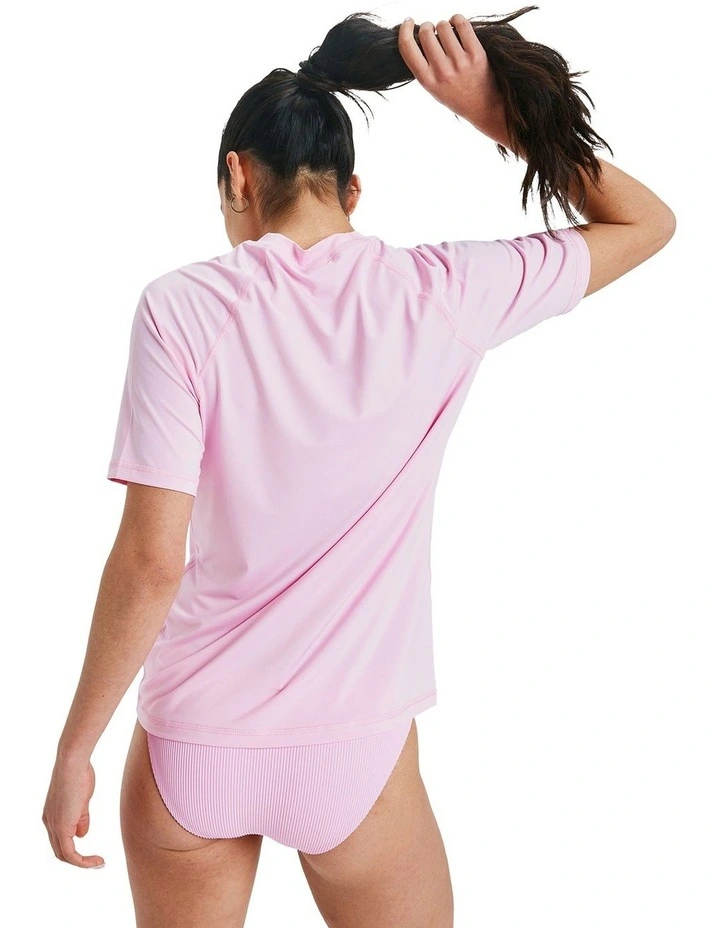 Essential Rash Vest in Pink image 2