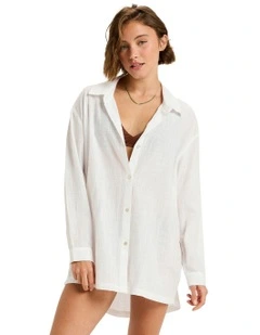 Beyond The Ocean Dress in White