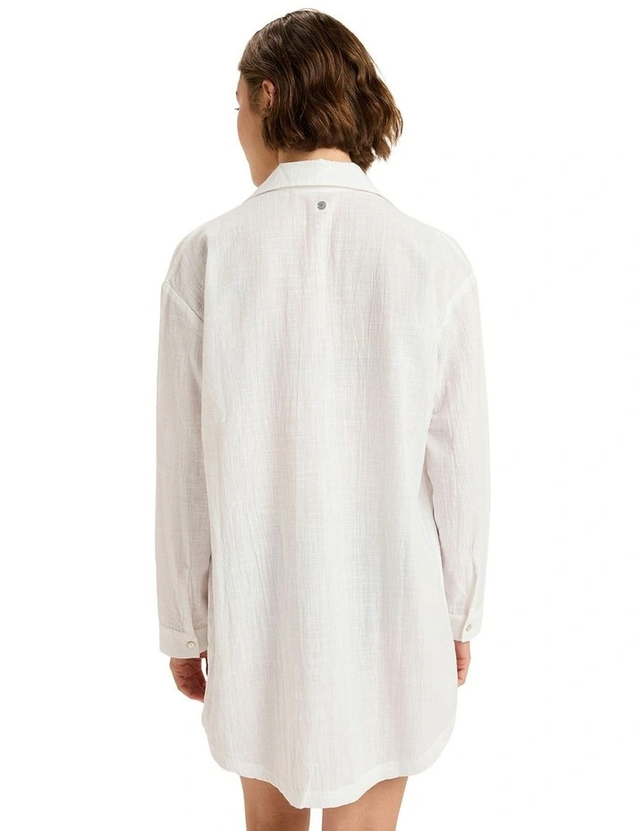 Beyond The Ocean Dress in White image 2