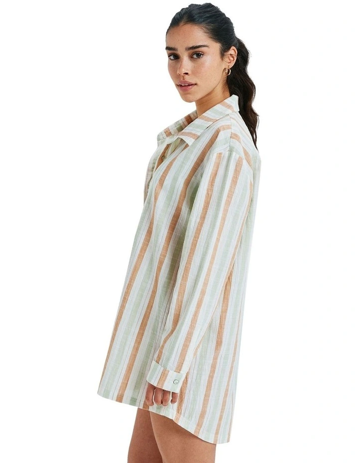 New Riptide Cover Up Shirt in Green image 3