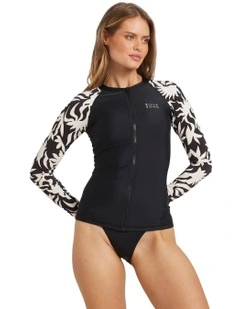 By My Side Full Zip Rash Vest in Multi