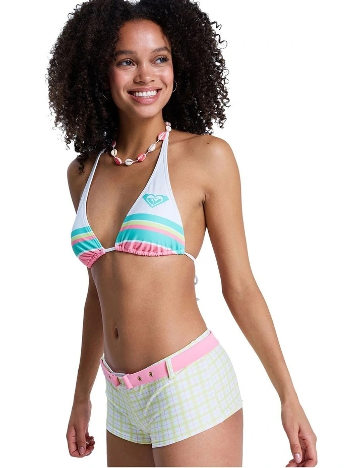 The Swell Elongated Tri Bikini Top in Multi image 3