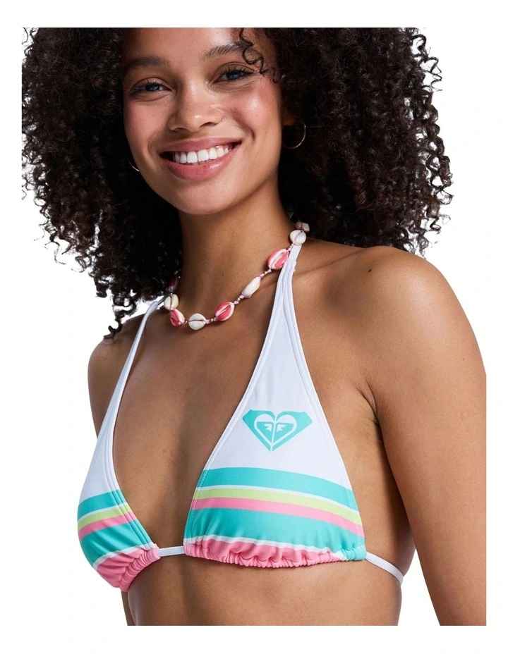 The Swell Elongated Tri Bikini Top in Multi image 4