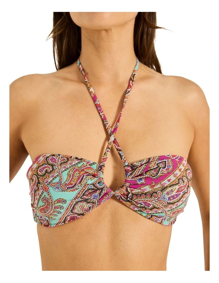 Caya Zala Bandeau Bikini Top in Multi image 4