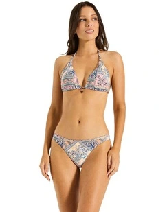 Solara Nalani Triangle Bikini Top in Bandana Print