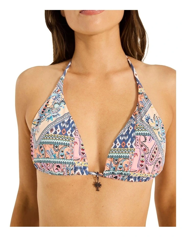 Solara Nalani Triangle Bikini Top in Bandana Print image 4