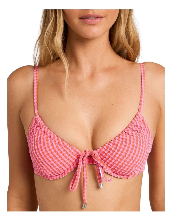 Mini Wave Check Ella Bikini Top image 4