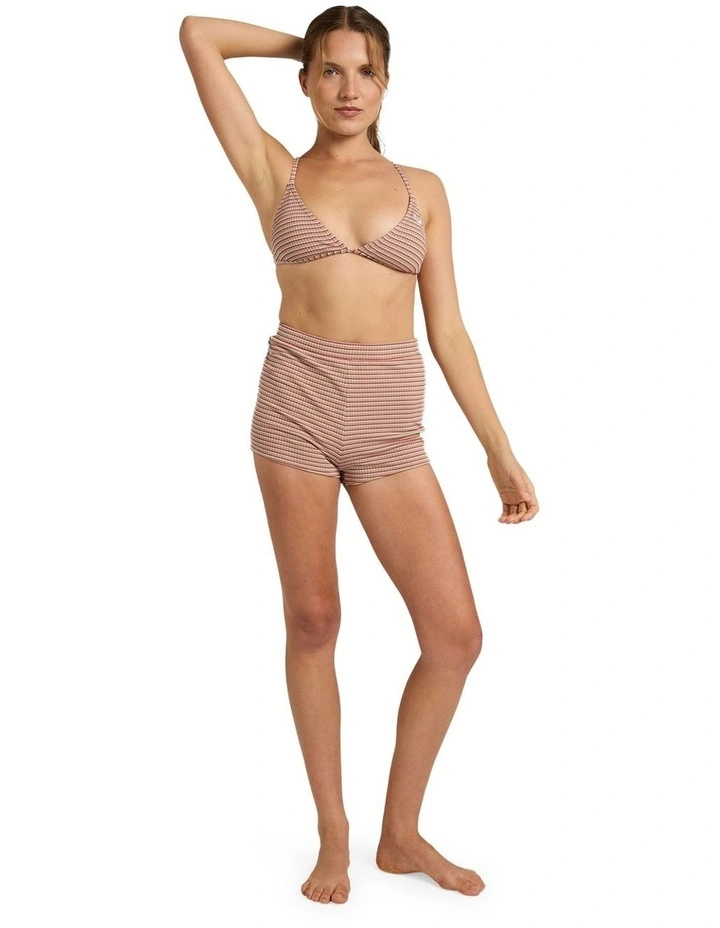 Sunset Stripe Fixed Tri Bikini Top image 5