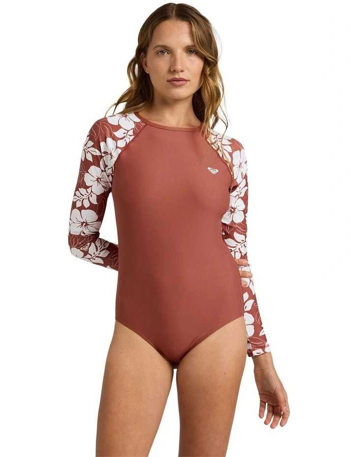 Basic Mix Long Sleeve Rashguard One Piece image 1