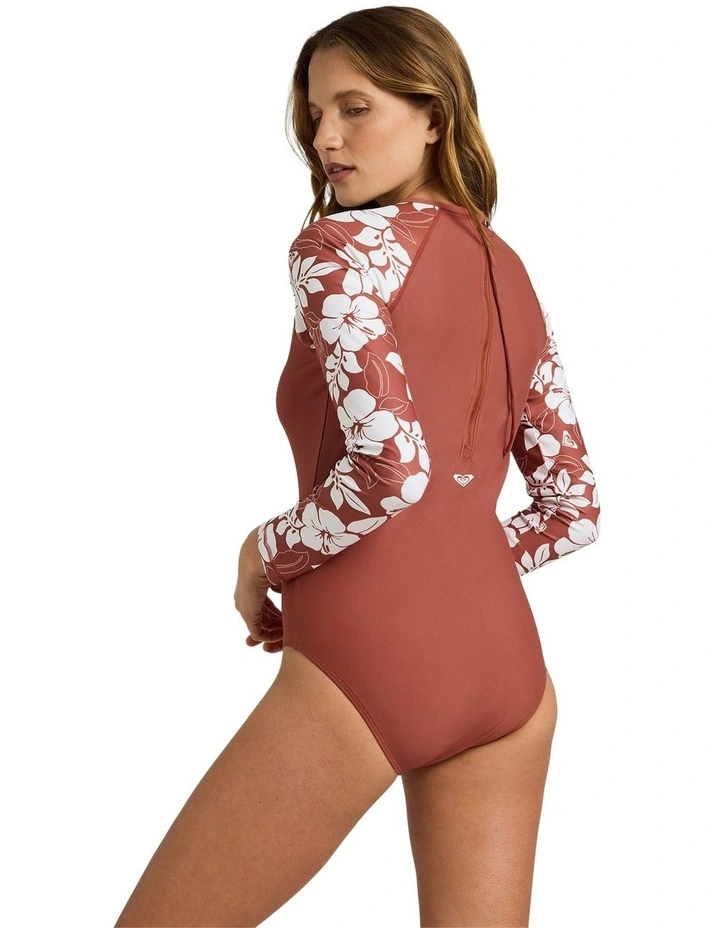 Basic Mix Long Sleeve Rashguard One Piece image 2